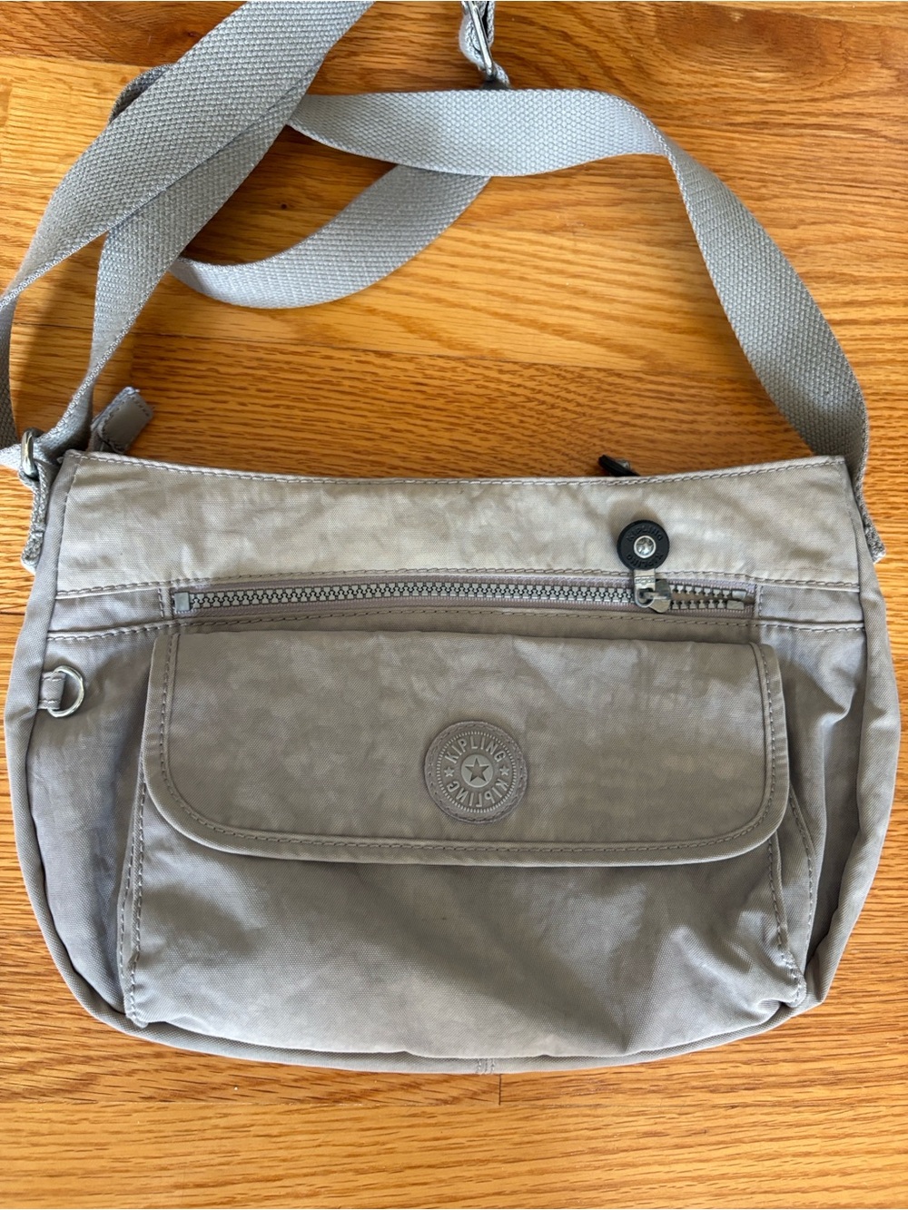 Kipling Gray Everyday Crossbody Bag - Picture 5 of 9